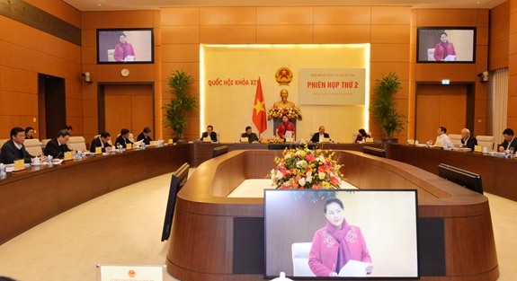 Chủ tịch Quốc hội Nguyễn Thị Kim Ngân chủ trì Phiên họp thứ 2 của Hội đồng Bầu cử quốc gia